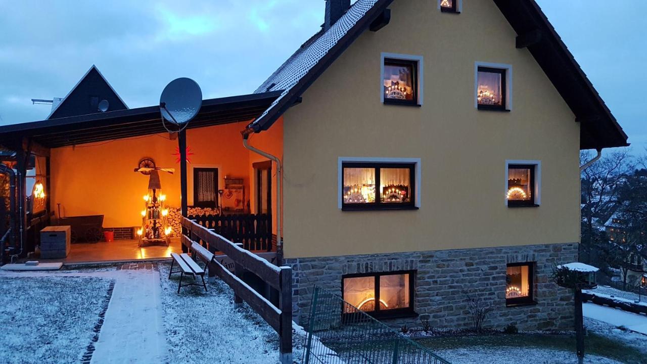 Waldhufenidyll Koenigswalde Im Erzgebirge Apartment Konigswalde Exterior photo
